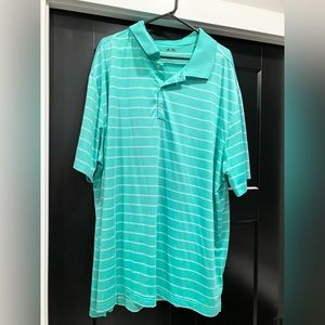Adidas golf polo teal 3xl